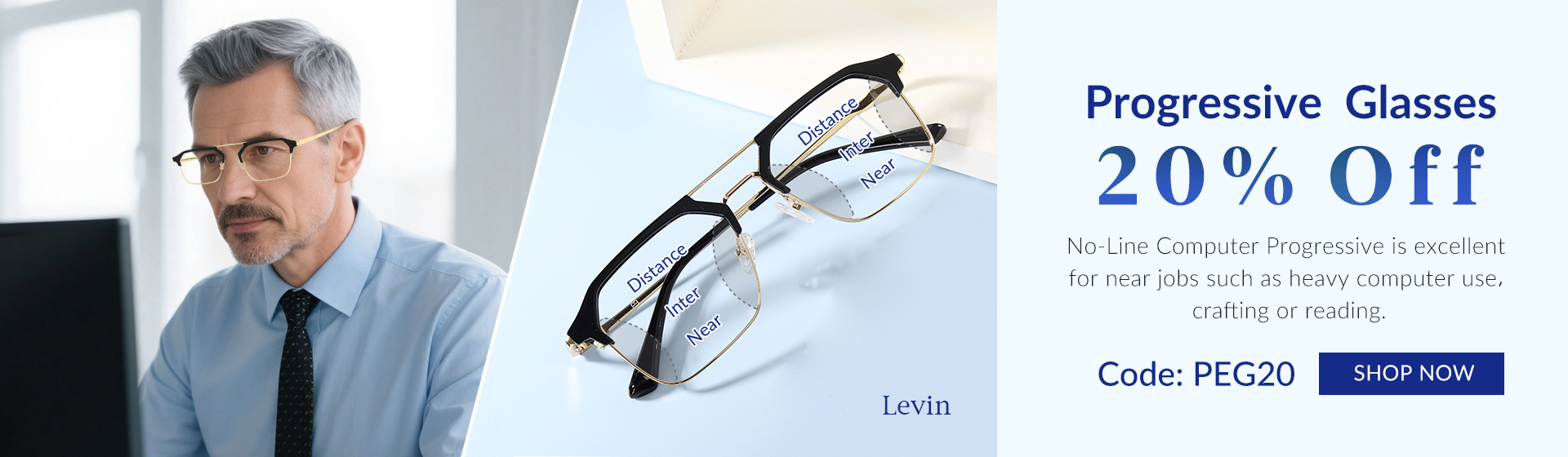 Progressive Glasses 20% Off