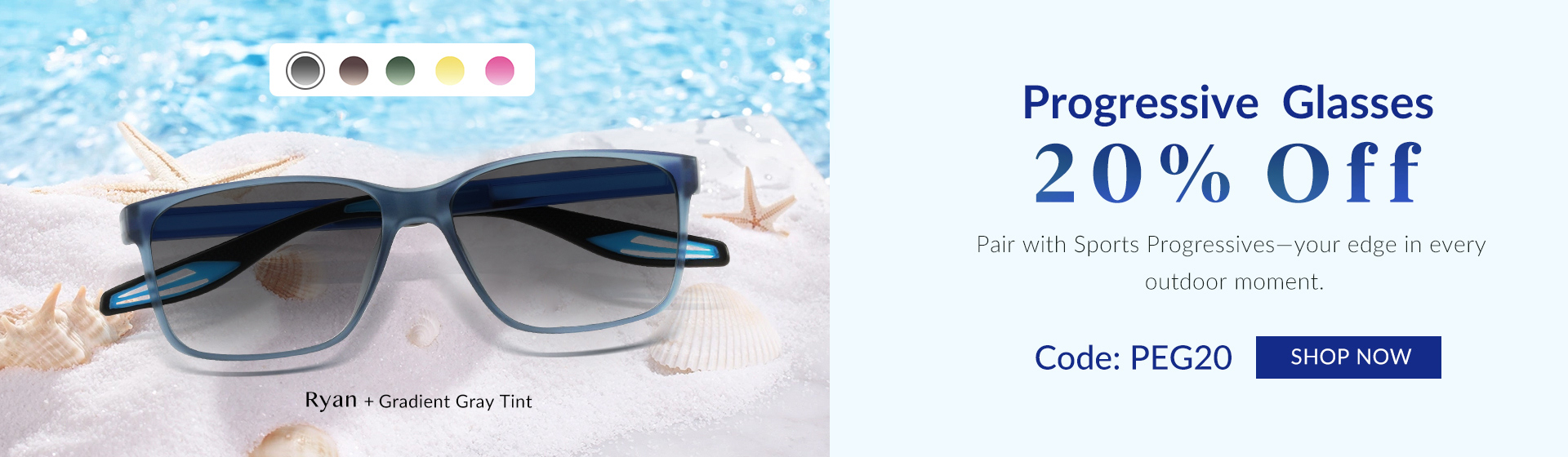 Progressive Glasses 20% Off