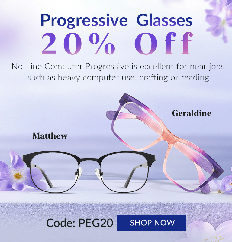 Progressive Glasses 30% Off