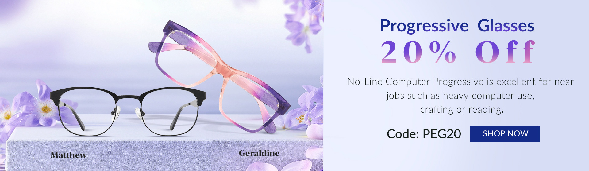 Progressive Lenses 30% Off