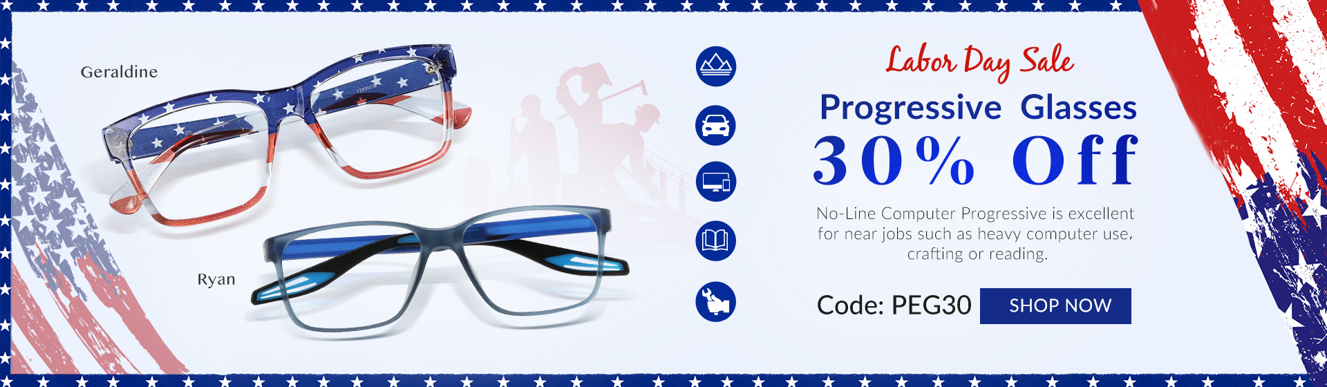 Progressive Glasses 20% Off